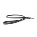A DARK GREY handcrafted Leather Dog Lead that is made to last in soft, supple but strong Italian Calf Leather with sturdy and reliable rust-free stainless steel clasp.
