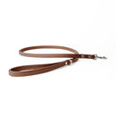 A CARAMEL BROWN handcrafted Leather Dog Lead that is made to last in soft, supple but strong Italian Calf Leather with sturdy and reliable rust-free stainless steel clasp.
