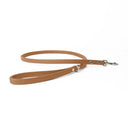 A TAN handcrafted Leather Dog Lead that is made to last in soft, supple but strong Italian Calf Leather with sturdy and reliable rust-free stainless steel clasp.
