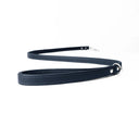 A DARK BLUE handcrafted Leather Dog Lead that is made to last in soft, supple but strong Italian Calf Leather with sturdy and reliable rust-free stainless steel clasp.
