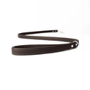A DARK BROWN handcrafted Leather Dog Lead that is made to last in soft, supple but strong Italian Calf Leather with sturdy and reliable rust-free stainless steel clasp.
