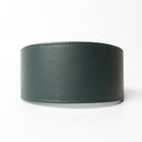 Picture of the front of a calf leather Greyhound Collar.