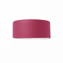 A RASPBERRY PINK Leather Greyhound & Lurcher Whippet Dog collar made to fit any sighthounds and long dog breeds with a wide front that tapers to the back for comfort and safety. The Leather Greyhound Collar is made-to-order in England from fine Italian Calf Leather for a dog collar made to last. 