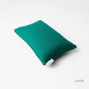 Mini Bolster Pad dog bed accessory in  Jade Green on a white backdrop. 