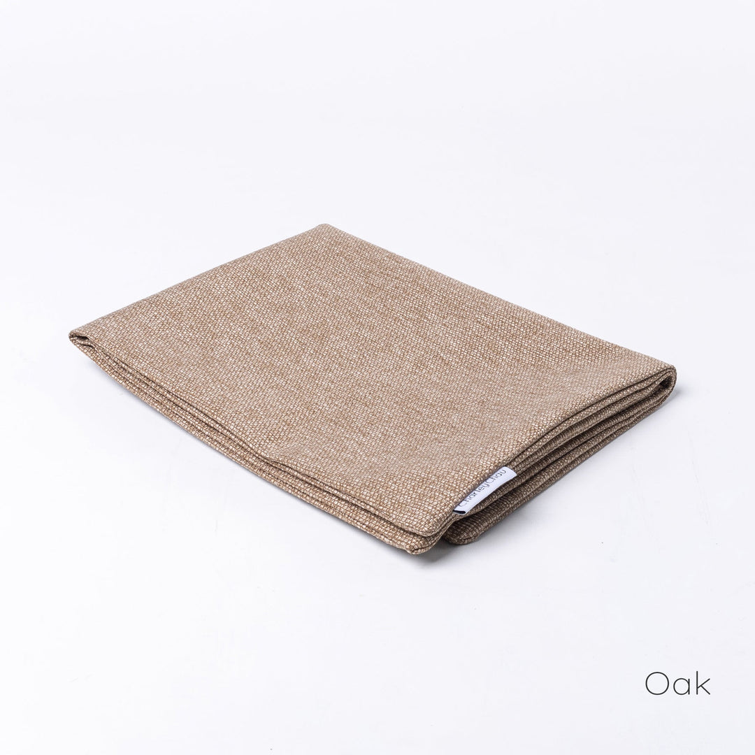 Spare Dog Bed Cover for Charley Chau Luxury Dog Bed Mattresses - removable and machine washable. Shown in Oak.