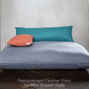 Replacement Feather Pads: Ducky Donut Bed, Bliss Bolster Bed & Mini Bolster Pads - Charley Chau - luxury dog bedding