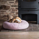 Round Dog Bed Mattress in Cosmo - Charley Chau - luxury dog bedding