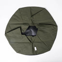 Underside of a tough, water-resistant Dry Wax Cotton Canvas spare cover for the Round Dog Bed Mattress, showing the non-slip grip base.
