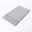 Folded Spare Bed Cover for a Charley Chau luxury dog snuggle Bed and dog burrow bag in a grey, textured upholstery fabric that is scrabble resistant and scratch resistant.