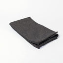 Folded Spare Cover for Charley Chau's Luxury Bliss Bolster Dog Bed in a dark brown/black woven upholstery fabric