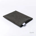 Folded Spare Dog Bed Cover for Charley Chau luxury dog beds in an upholstery fabric with a woven texture  in dark brown on a white back drop.