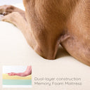 The Bliss Bolster Bed with Anti - Microbial Memory Foam Mattress - Charley Chau - luxury dog bedding