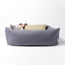 The Bliss Bolster Bed with Anti - Microbial Memory Foam Mattress - Charley Chau - luxury dog bedding