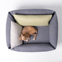 The Bliss Bolster Bed with Anti - Microbial Memory Foam Mattress - Charley Chau - luxury dog bedding