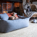 The Bliss Bolster Bed with Anti - Microbial Memory Foam Mattress - Charley Chau - luxury dog bedding