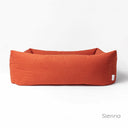 The Bliss Bolster Bed with Anti - Microbial Memory Foam Mattress - Charley Chau - luxury dog bedding