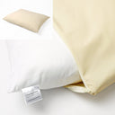 Picture showing a Charley Chau Waterproof Bed Liners on a luxury deep-filled rectangular mattress. Waterproof Liner has a zip for easy removal.