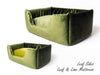 Deeply Dishy Dog Bed by Charley Chau - Velour Leaf & Lime