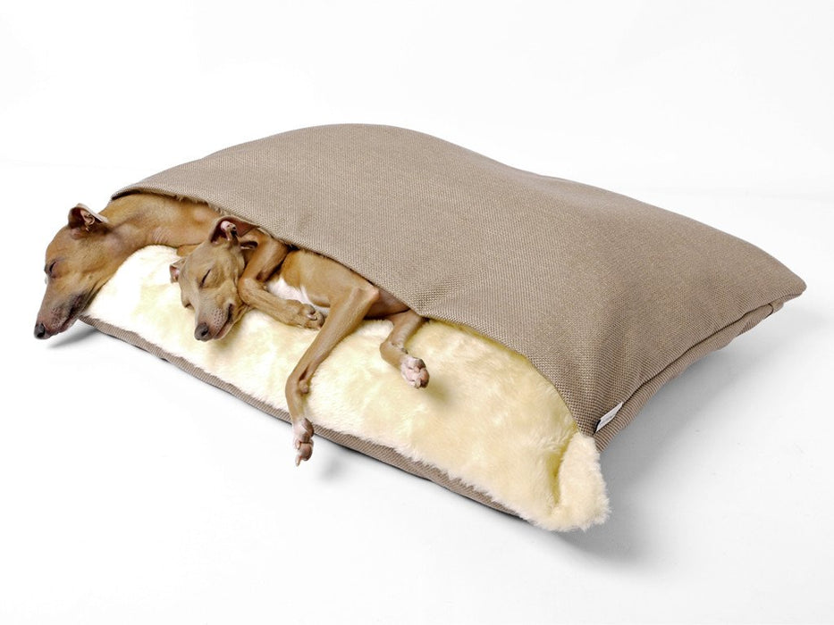 Charley Chau Snuggle Bed - luxury burrow bed for dogs