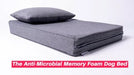 Charley Chau Memory Foam Dog Bed with anti-microbial mattress protector