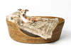 Charley Chau Luxury Rattan Dog Basket 