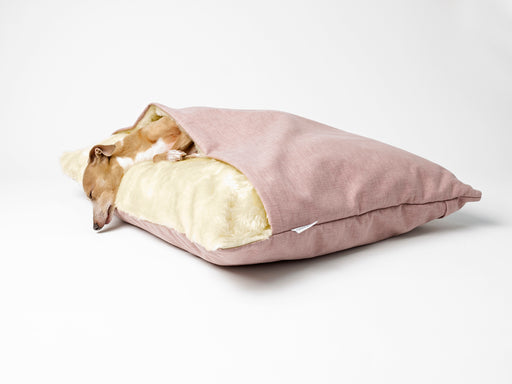 Charley Chau Snuggle Bed for dogs in Cosmo Blush