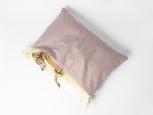 Charley Chau Snuggle Bed for dogs in Cosmo Blush