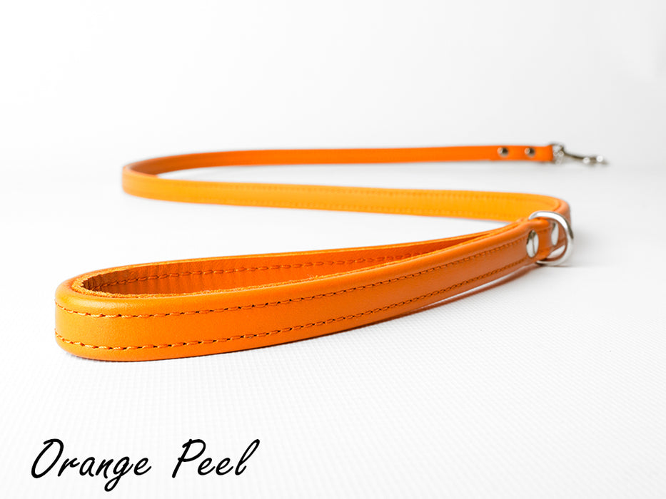 Luxury Leather Dog Lead - made to order