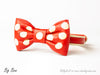 Bow Tie Leather Dog Collar by Holly&Lil