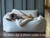 The Bliss Bolster Dog Bed by Charley Chau - removable covers