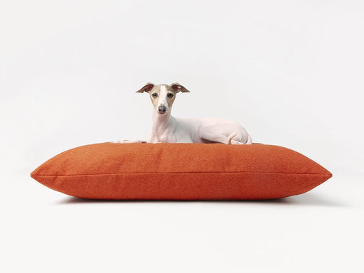 Day Bed Mattress in Faroe Sienna - orange designer dog bed