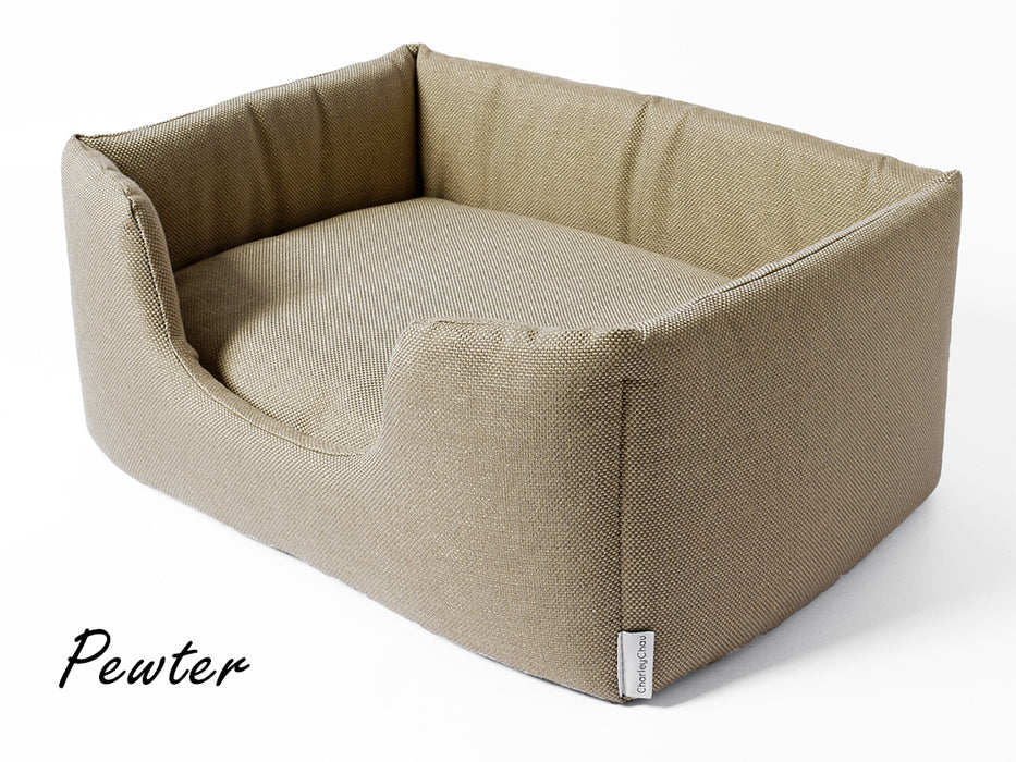 Deeply Dishy Dog Bed by Charley Chau in Weave