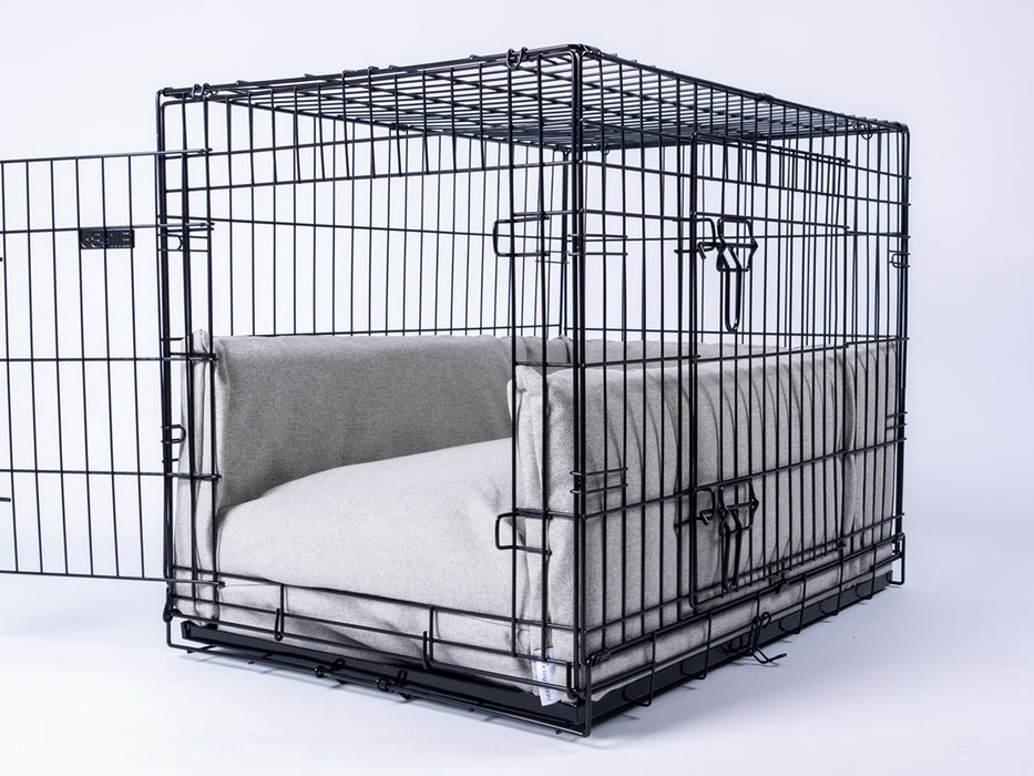 Luxury dog bedding set for a dog crate