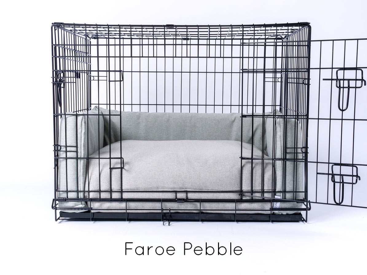 Mattress and Bed Bumper Set for a Dog Crate in Faroe — Charley Chau