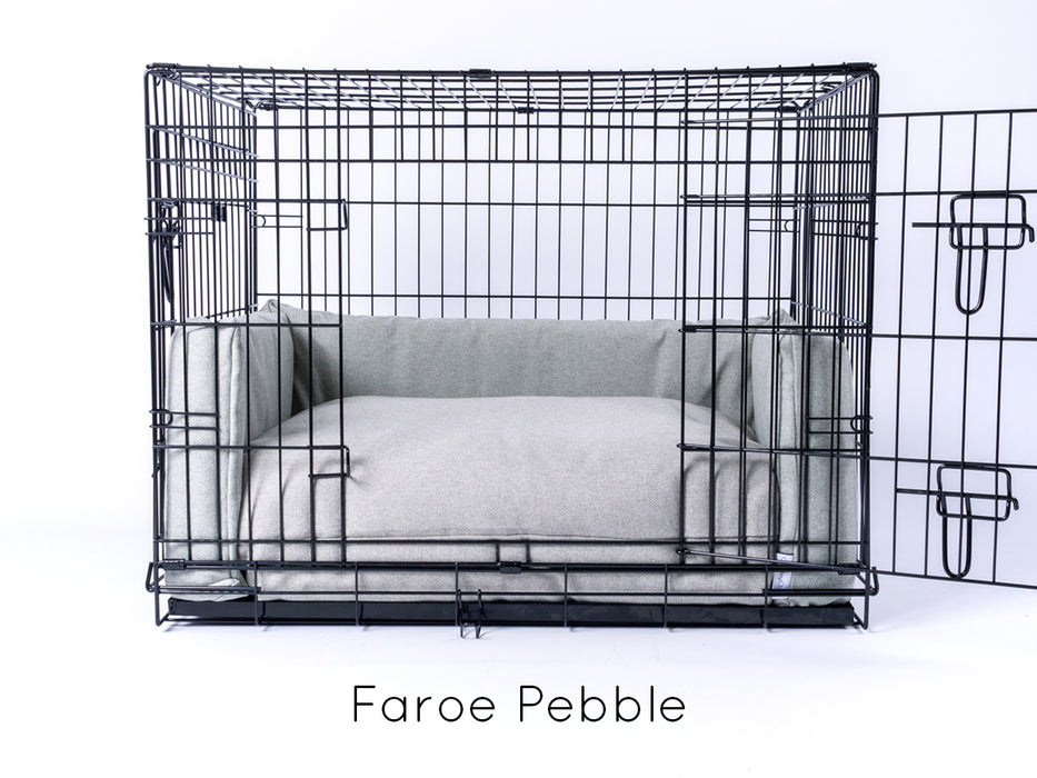 Luxury dog bedding set for a dog crate