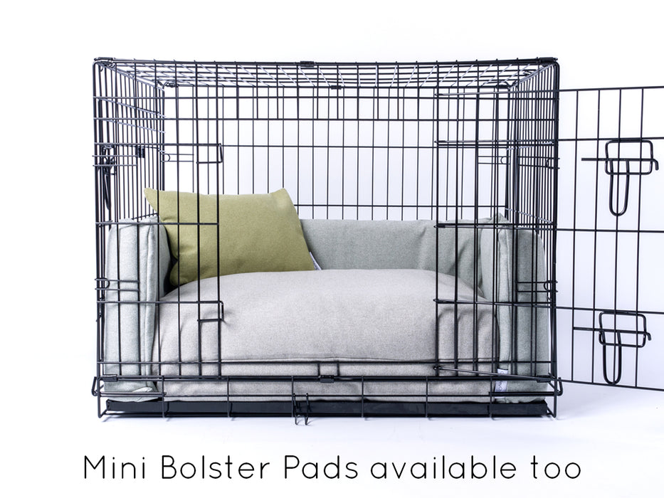 Luxury dog bedding set for a dog crate with small dog pillow