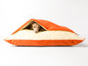 Charley Chau Snuggle Bed in Tangerine