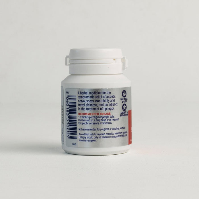 Dorwest Scullcap & Valerian Tablets (100) - for stress and anxiety