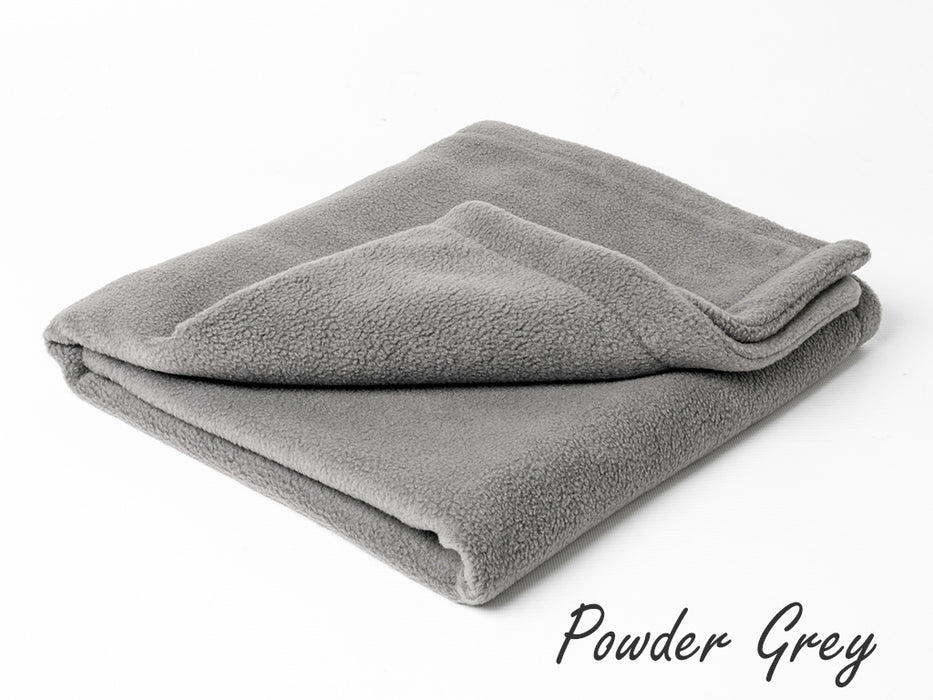 Double Fleece Dog Blanket by Charley Chau, luxury dog bed designers