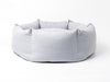 Charley Chau Ducky Donut Dog Bed in China Gray