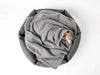 Charley Chau Ducky Donut Dog Bed in Dark Gray