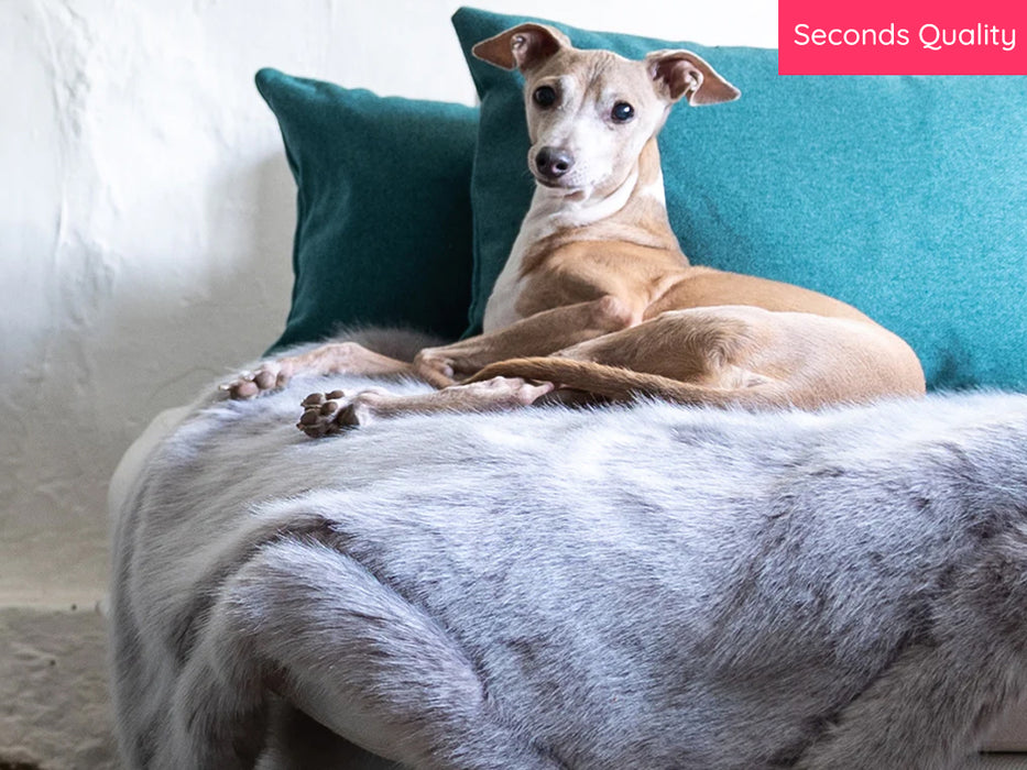 Faux-Fur Dog Blanket - Large - Lilac Rabbit - Seconds Quality