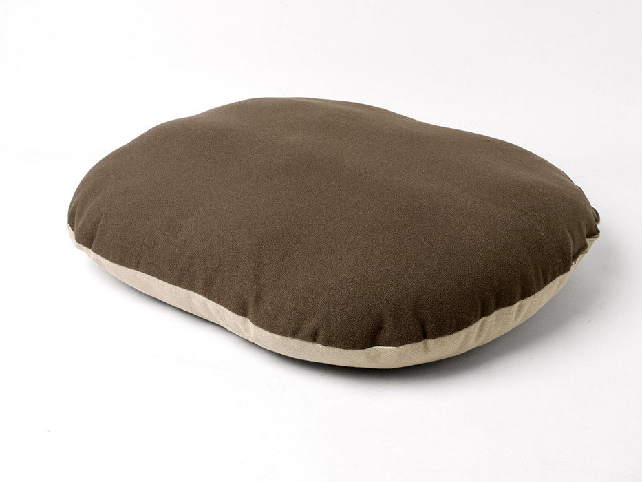 Oval Dog Bed Mattress Cover - Coffee side up