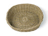 Oval Rattan Dog Basket in Greywash Rattan