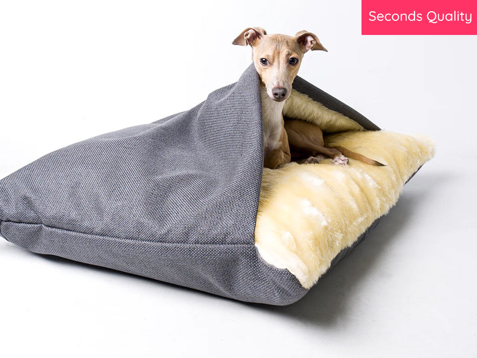 Seconds Quality: Snuggle Bed - Large - Weave Slate