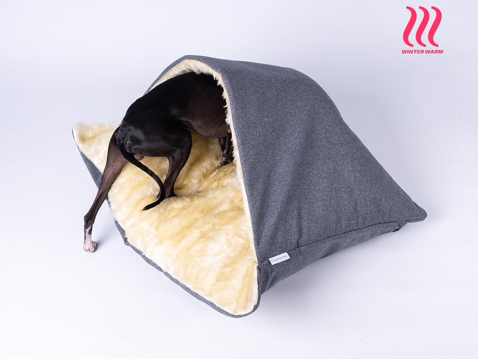 Winter Warm Snuggle Bed in Faroe Nimbus Grey