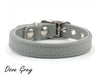 Bespoke, luxury dog collar - classic leather dog collar