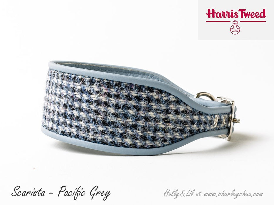 Sighthound Collar in Harris Tweed by Holly&Lil - for Italian Greyhounds, Whippets, Greyhounds and Lurchers