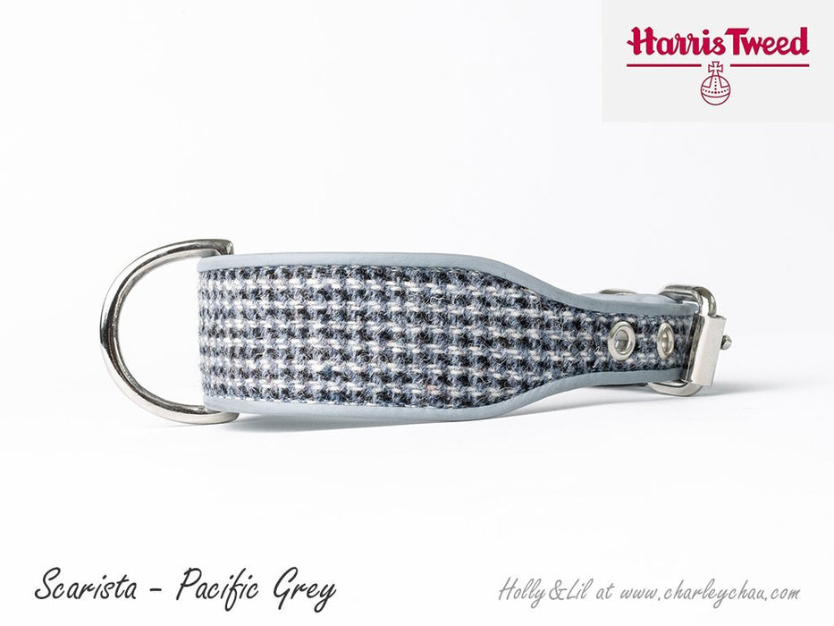 Wide Dog Collars in Harris Tweed by Holly&Lil