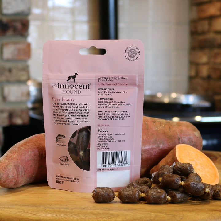Innocent Hound Salmon Bites with Sweet Potato Dog Treats (70g)
